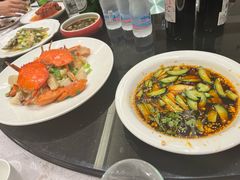 姜葱炒肉蟹-新南华大酒店(长寿店)