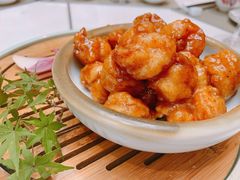 新派宫爆鲜虾球-莫干山郡安里度假酒店-桃尖中餐厅