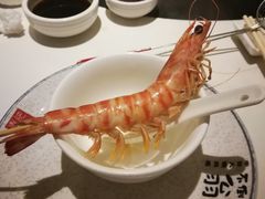 生猛大花竹虾-不倒翁中日火锅料理(尖沙咀国际广场店)