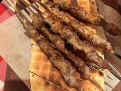 一把羊肉串配现烤馕-西贝(上海中心店)