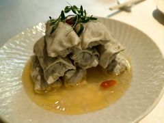 鸡汁荠菜百叶包-玫瑰厅上海菜(兴国路店)