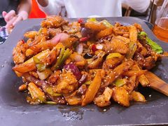 炭火干锅牛蛙加鸡翅-炭舍干锅(华发商都店)