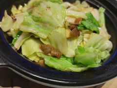 猪油渣炒牛心菜-眉州东坡(上海中心店)