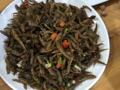 椒盐小溪鱼-黄牛肉馆·皖南土菜