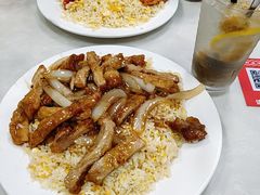 洋葱猪扒饭(炒底)-好好滋味茶餐厅