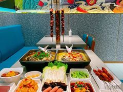 自助取餐区-半天妖烤鱼(西铁营万达店)