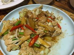 小炒有机菜花-金谷园饺子·烧烤(人大总店)