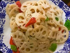 清炒藕片-呼吸森林·生态农庄农家乐私房菜