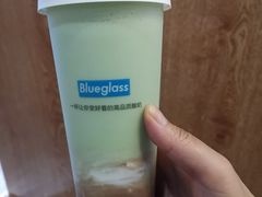 黑巧植物椰子大麦若叶燕麦爆珠酸奶-Blueglass酸奶(财富购物中心店)