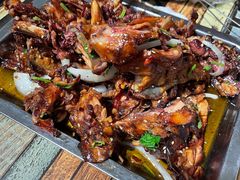 炒鸡架-勃利地摊·勃立小串烧烤