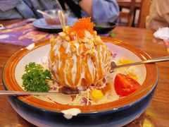 炸温泉蛋土豆泥沙律-仙隐小鹿中華の日料(正弘城店)