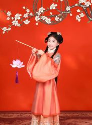 -后宫·古装汉服京剧儿童亲子全家福摄影