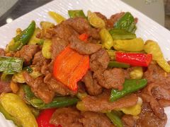 野山椒炒牛肉-美极鲜食坊(宝安南路店)