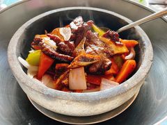 石锅牛仔骨-水上明月·湖景餐厅