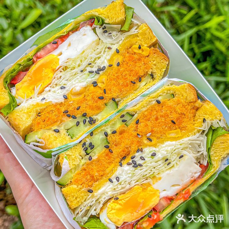 河西大学城💰10r的三明治🥪料多到快溢出来
