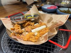 -明洞阿姨·韩式酱蟹烤肉·创意料理(三元桥店)