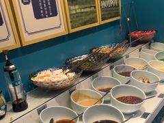 自助调料区-五星桥原切肥牛火锅·30年专注好牛肉(湖塘店)