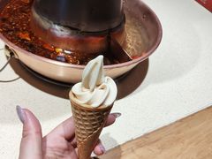 花生冰激凌-东镇老火锅(长春路首店)