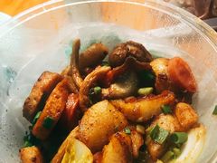 鱿鱼炒年糕-味中味休闲小吃(同济路店)