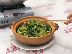 虾酱通菜-凤城康记饭店