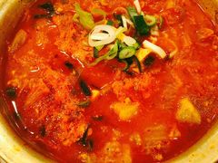 猪颈肉泡菜汤-金北顺大锅家(신사본점)