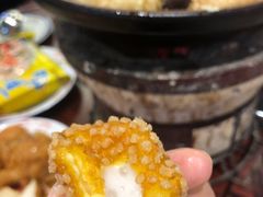 爆浆椰汁糯米球-沙胆彪炭炉牛杂煲(成都玉林店)