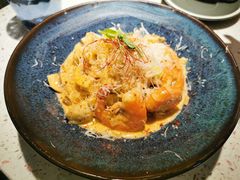 芝士蘑菇鲜虾意大利面-BE BRIGHT KITCHEN(正佳广场店)