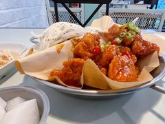 炸鸡一半一半-富乐满韩国正宗炸鸡韩国料理(虹泉路店)