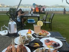 -JW万豪厨房餐厅·滨海草坪烧烤·海鲜·海景(三亚绿发山海天JW万豪酒店)