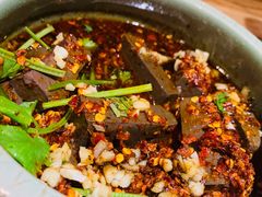 蒜辣子羊血-阿记烧烤(大兴新区店)