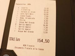 账单-奥斯特牛排馆(美第奇宫店)