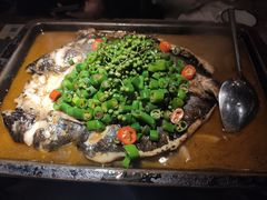 鲜青椒烤鱼-探鱼·鲜青椒爽麻烤鱼(广州南沙万达广场店)