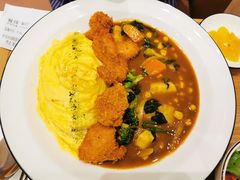炸鸡块咖喱蛋包饭-池奈·咖喱蛋包饭(熙地港店)
