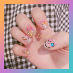 手部美甲-复古绿·少女主题美甲美睫