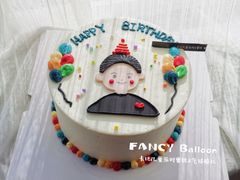 -卡比儿童蛋糕·心意定制·低脂零卡糖动物奶油FancyBALLOON(滨海店)