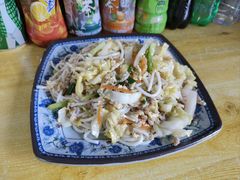 鸡蛋肉丝炒兴化粉-福州人铭小吃