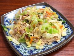 鸡蛋肉丝炒兴化粉-福州人铭小吃