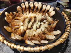 排骨豆角卷子-华盛园卷子王农家菜水库鱼