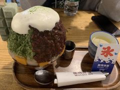 抹茶生乳かき氷-WONDER ICE 萬得冰田(建設路总店)