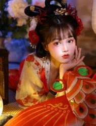 -虞美人汉服摄影