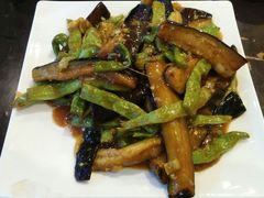 豆角烧茄子-京天红酒家(虎坊路店)