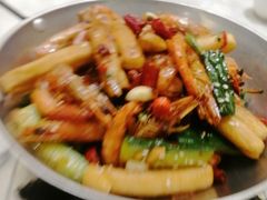 干锅香辣基围虾-不倒翁·安徽名菜楼(步行街店)