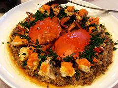 咸蛋肉饼蒸膏蟹-三利音·东方司宴(外滩店)