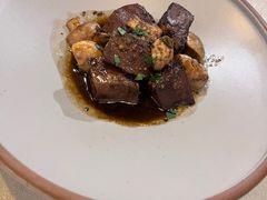 蘑菇拌牛舌巴沙米克醋风味-BONAZZA 意大利餐厅