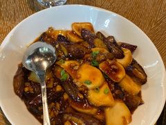 酱炒年糕茄子-宁波柏悦酒店·钱湖渔港