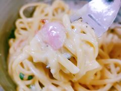 培根蛋酱意大利细面配低温蛋-EN SPACE恩空间