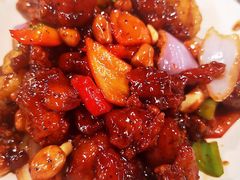 椒香虾仁爆鸡球-陈傻子餐厅(世纪都会店)