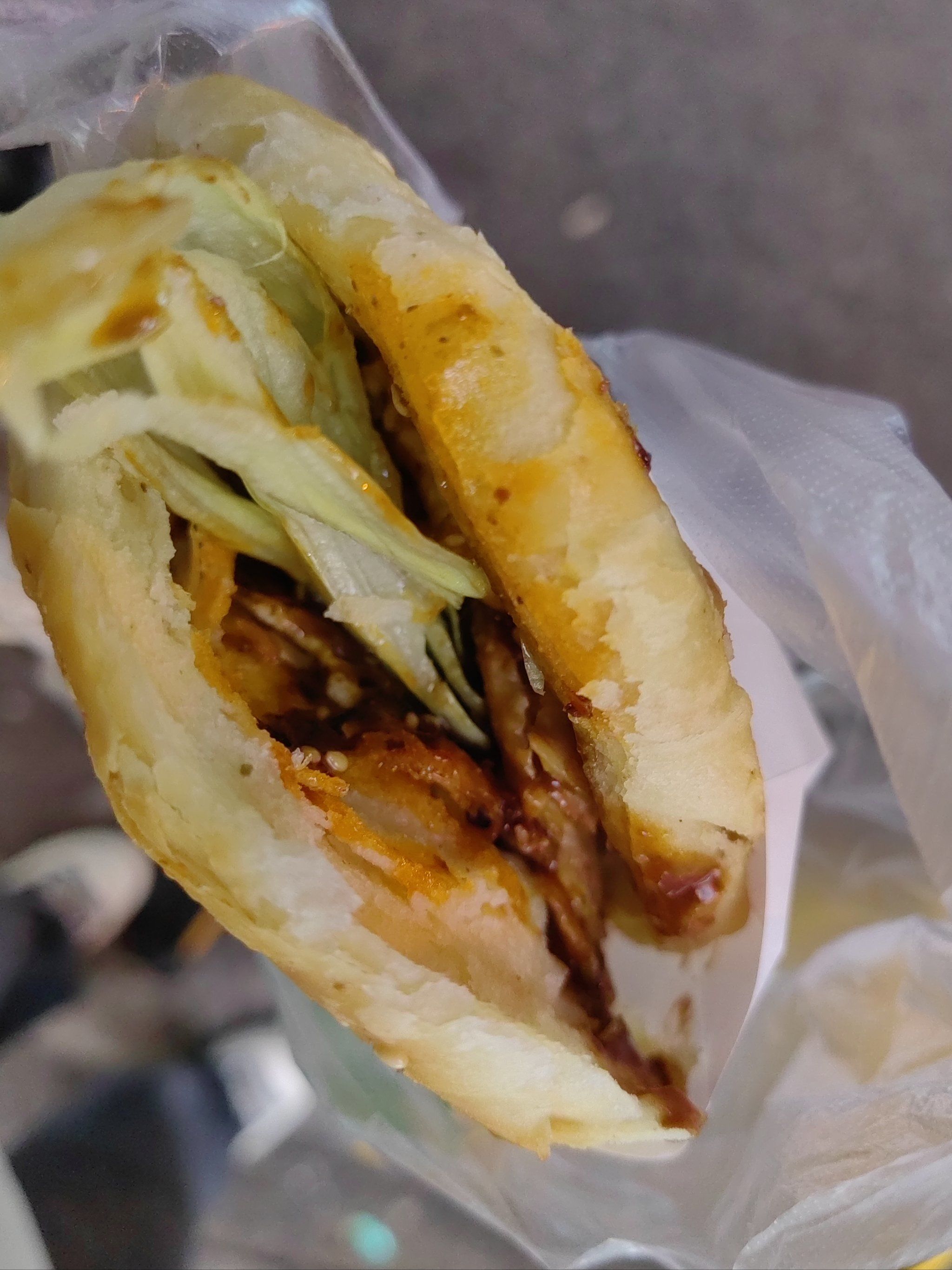 好吃的里脊烧饼