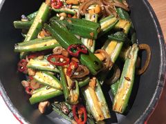 小炒秋葵-小大董·烤鸭(凤凰汇店)