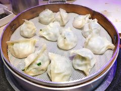 韭菜蝦仁蒸餃-船梆煮•蒸汽海鲜·炉火烤肉(五四广场店)